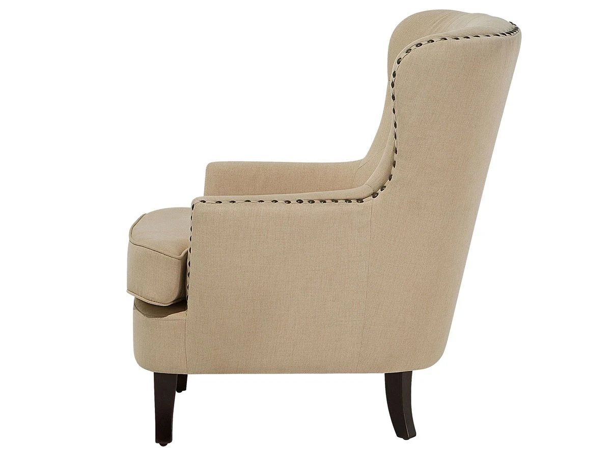 Sillón Tapizado Beige VIBORG II 7 Sillón Tapizado Beige VIBORG II - Imagen 5