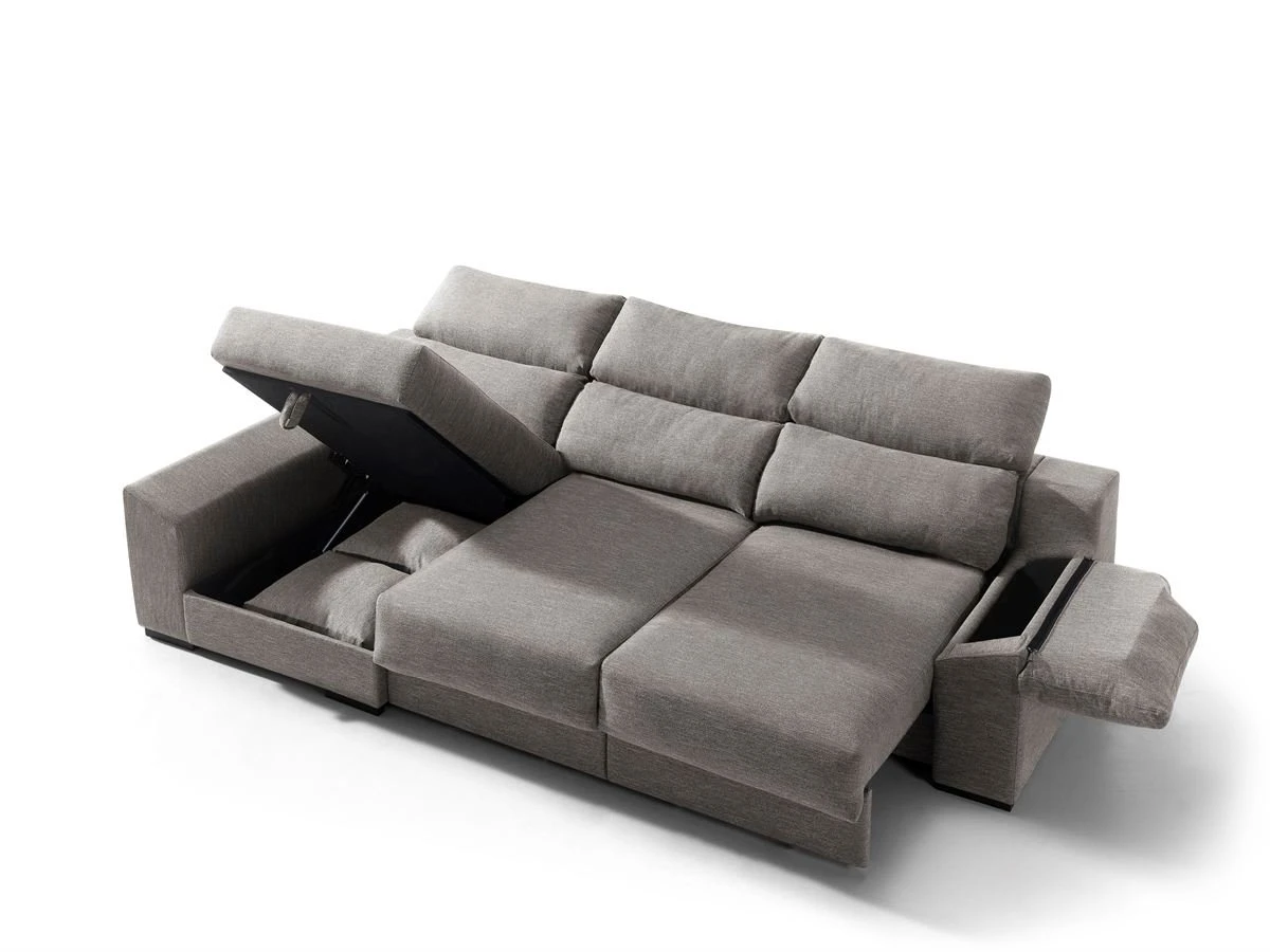 Chaise Longue KLEE Izquierdo Color Visón 7 Chaise Longue KLEE Izquierdo Color Visón - Imagen 5