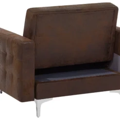 Conjunto De Sala De Estar 5 Plazas De Piel Sintética Marrón ABERDEEN -Mimoso Sofa Ventas 02b356de5318d41ef031597846fb8c8ad1fbe033 9f5777b0e61a41dca0bb7a70caeff1b0