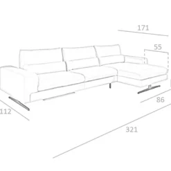 Sofá Chaise Longue (R) Tapizado En Piel De Origen Vacuno Con Respaldos Basculantes. Asiento Laterial Con Reposapiés De Mecanismo Eléctrico De Relax. Estructura Interior De Madera De Pino Natural Y Patas De Acero Macizo Inoxidable Color Negro. -Mimoso Sofa Ventas 03eed331486f0fd2d45db4c0fecd47f66520a6fe 6b8b11cd18e34faf9e38ab7f493fd4e8