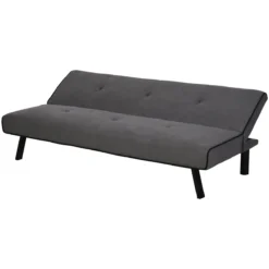 HOMCOM Sofá Cama De 3 Plazas Diseño 2 En 1 Plegable Sin Reposabrazos Tapicería En Tela Con Toque Aterciopelado Patas Elevadas Acolchado Cómodo 170x76x72,5 Cm Gris -Mimoso Sofa Ventas 042a741e0a87c5fbc8078255eb830e2ba1735b04 8b9d342fba46417eb18912343e980eec