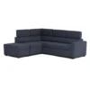 BUDWING Bill - Sofá Convertible Rinconera Izquierda - Almacenamiento Y Reposacabezas Ajustable - Azul - 4 Plazas - Estilo Contemporáneo -Mimoso Sofa Ventas 049826bb793896a3fb0dc69fd73486bc51763bae 8eec191752834b12b342f64ddb86229c