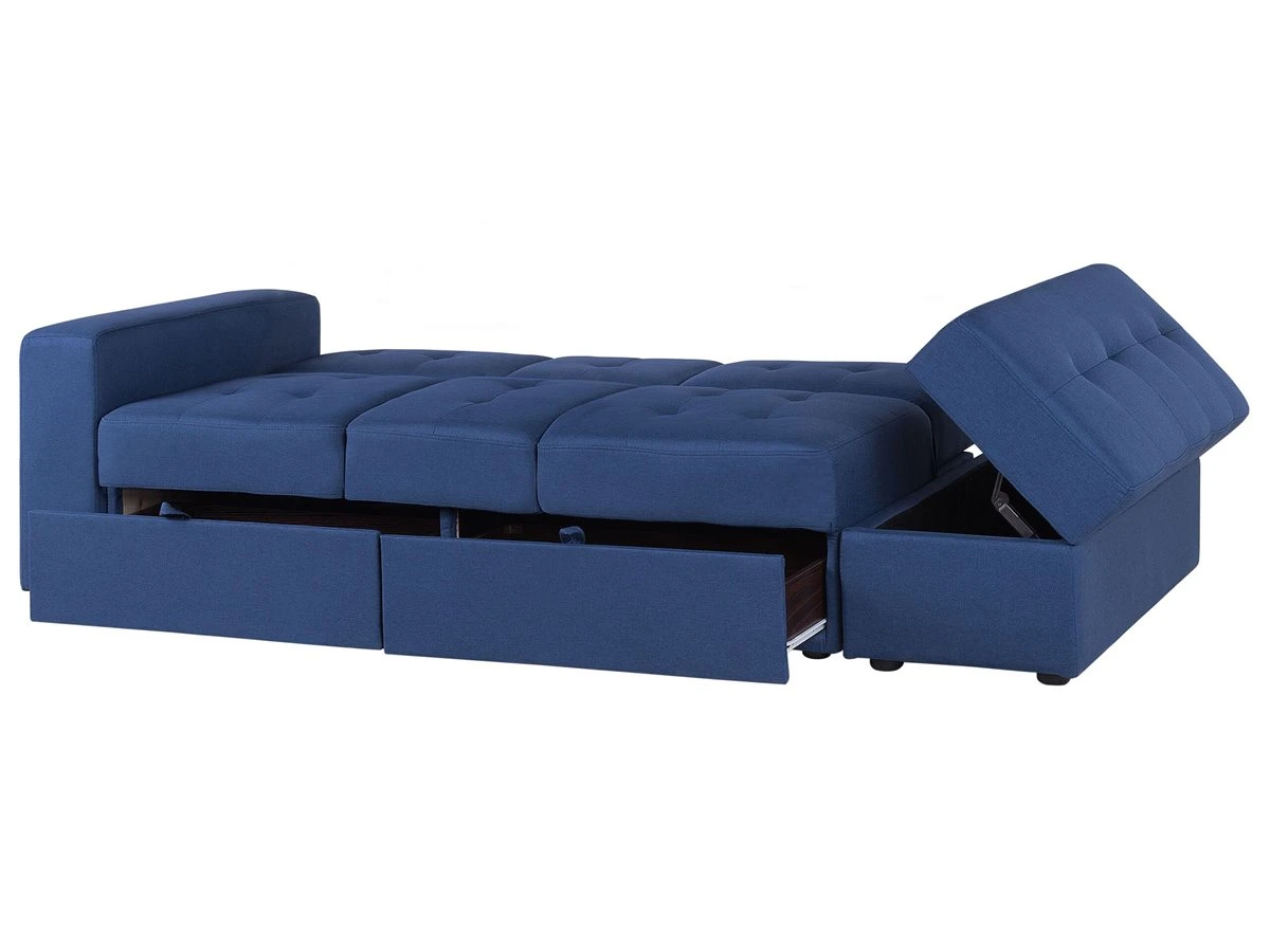 Sofá Cama Azul Oscuro FALSTER 8 Sofá Cama Azul Oscuro FALSTER - Imagen 6