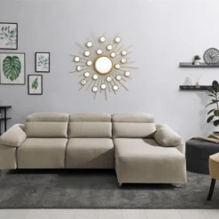 Chaise Longue De Tela BALIO Derecho Color Beige -Mimoso Sofa Ventas 0973e028f64365795aec7f87a273b833c1b0ed38 766754 02