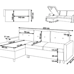 Sofá Cama Esquinero Gris Oscuro Con Almacenaje Derecho FLAKK -Mimoso Sofa Ventas 10248f29e8d11eed295d52f41e3b925c685d294a ea20f7c26944429cbe8d80136137c6a0
