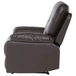 Sillón Reclinable De Piel Sintética Marrón Oscuro BERGEN -Mimoso Sofa Ventas 12b642ed331fc6a2e43ebfd3b60c9d96076a972f 16e43979edb64ee5a1a516be32caa5b2