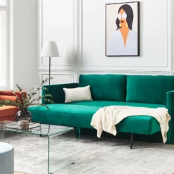 Sofá Cama 3 Plazas De Terciopelo Verde Esmeralda EKSJO -Mimoso Sofa Ventas 188485c223fa01c0fb67db920e056a46c1b6b2c2 544e3e67f6fb48afb9ac8f7dfeb27896
