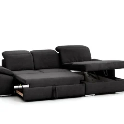 Chaise Longue Con Cama MORIS Derecha Color Antracita -Mimoso Sofa Ventas 19dbc6614e51ec8f3f03065baa41112f3773d610 760437 06