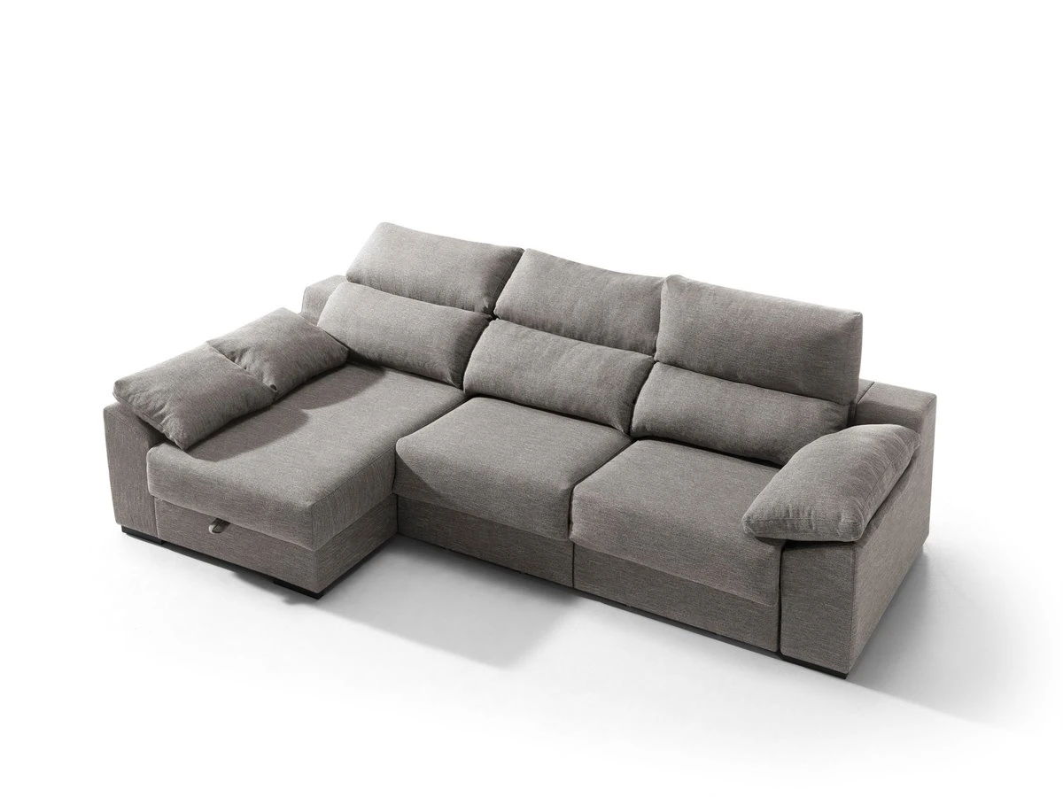 Chaise Longue KLEE Izquierdo Color Visón 5 Chaise Longue KLEE Izquierdo Color Visón - Imagen 3