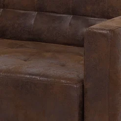 Sofá 3 Plazas De Piel Sintética Marrón Oscuro ABERDEEN -Mimoso Sofa Ventas 1c5c0b680ada84affea915f8ea7854555d52f4d0 14dfa634d3404797a4c8de80731e5abc