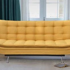 Sofá Cama De Tela WILLEM Amarillo -Mimoso Sofa Ventas 1e607eeb2fb069b9453370af67449c66bcf34e20 389593 02