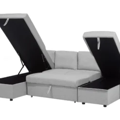 Sofá Cama Esquinero Tapizado Gris Claro KARRABO -Mimoso Sofa Ventas 1f94882881dc5a037246a15dbd04791c8dcada7f f544ef5c5b07418e8a06163614fe4062