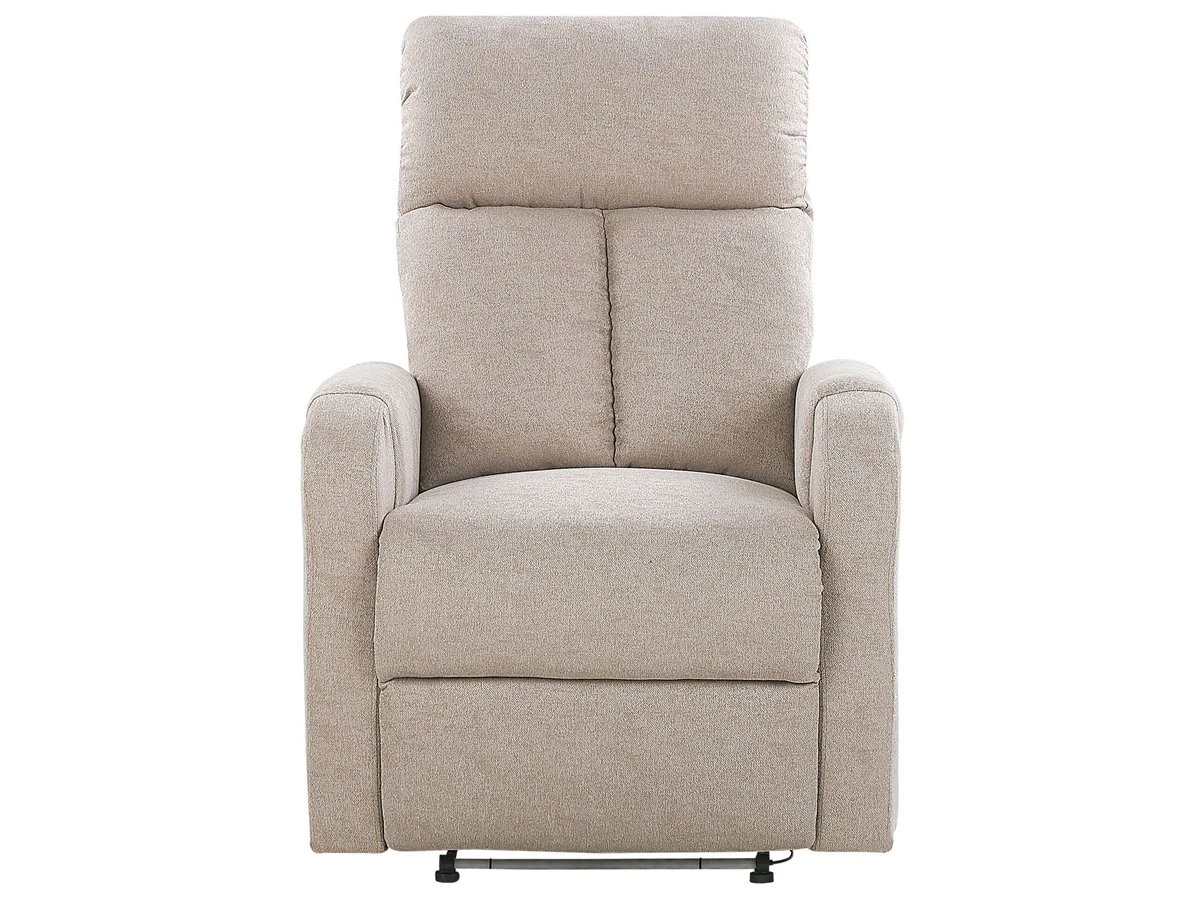 Sillón Reclinable Con LED Y Puerto USB Beige SOMERO 8 Sillón Reclinable Con LED Y Puerto USB Beige SOMERO - Imagen 6