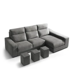 FULL Chaise Longue 3 Plazas Con 3 Poufs Derecha Antracita -Mimoso Sofa Ventas 262a60cef400916c77fc88bec3da39bf564e1315 108293 4