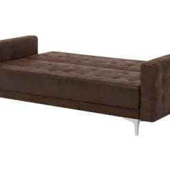 Sofá 3 Plazas De Piel Sintética Marrón Oscuro ABERDEEN -Mimoso Sofa Ventas 2834d8f26f2497cdbd13db2a40b1c1287a605a62 c7fe642344d04f8ba50bdcd79f1a37f9
