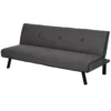 HOMCOM Sofá Cama De 3 Plazas Diseño 2 En 1 Plegable Sin Reposabrazos Tapicería En Tela Con Toque Aterciopelado Patas Elevadas Acolchado Cómodo 170x76x72,5 Cm Gris -Mimoso Sofa Ventas 295c0de86549735a8e9f79bd4a131e18b9a8534f 5c631868fc794f419071cfdd488b3866