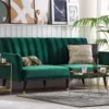 Sofá Cama 3 Plazas De Terciopelo Verde Esmeralda VIMMERBY -Mimoso Sofa Ventas 2e9c3a04527287651c5af0c80666d2d352214a8b 16052c5624b4445aac44f9ca02821de8