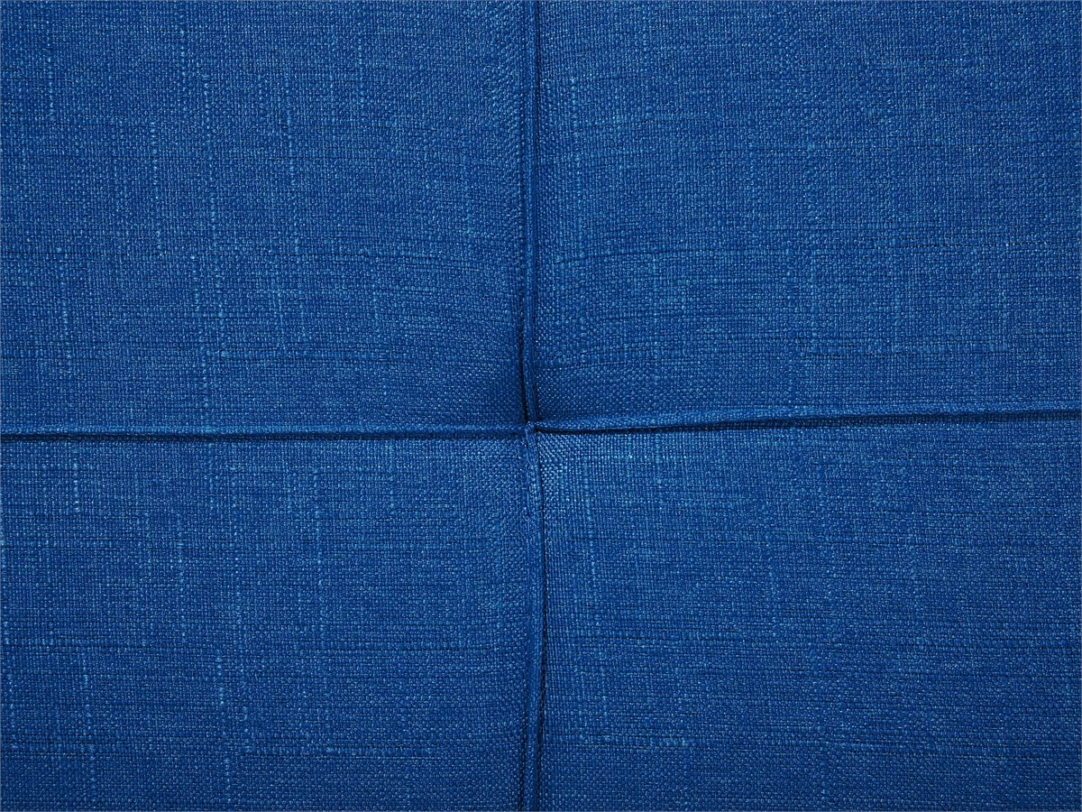 Sofá Cama 3 Plazas Tapizado Azul Marino RONNE 10 Sofá Cama 3 Plazas Tapizado Azul Marino RONNE - Imagen 8