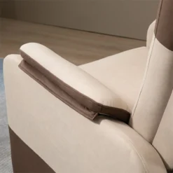 HOMCOM Sillón Relax Reclinable Manual Hasta 145° Tapizado En Poliéster Con Reposapiés Retráctil Carga 120 Kg Para Salón Oficina Dormitorio 75x89x105 Cm Marrón Y Gris -Mimoso Sofa Ventas 34956a14cf2191fe985a09ad48b345a9084db4c3 797e30a0599a49dbb1007b68c357ba8d