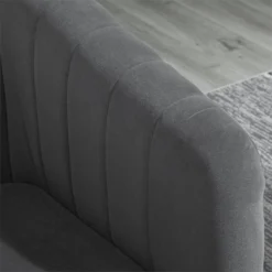 HOMCOM Sillón Nórdico Acolchado Silla Individual Tapizada En Terciopelo Vintage De Madera Con Patas Y Reposabrazos 71x65x76 Cm Gris -Mimoso Sofa Ventas 356f5f97a6e35a56430b2ab155d1e3d24332c212 66927d4592794b88ba9c31b87e3b63ba