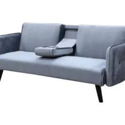 Sofá Cama 2 Plazas Click Clac Roma Reposa Vaso Terciopelo 183x74cm Gris -Mimoso Sofa Ventas 38f813227a458cd3cf26c2d8204f9bbd6340fd16 6842bc53bd764f5295b46b54bc60f266
