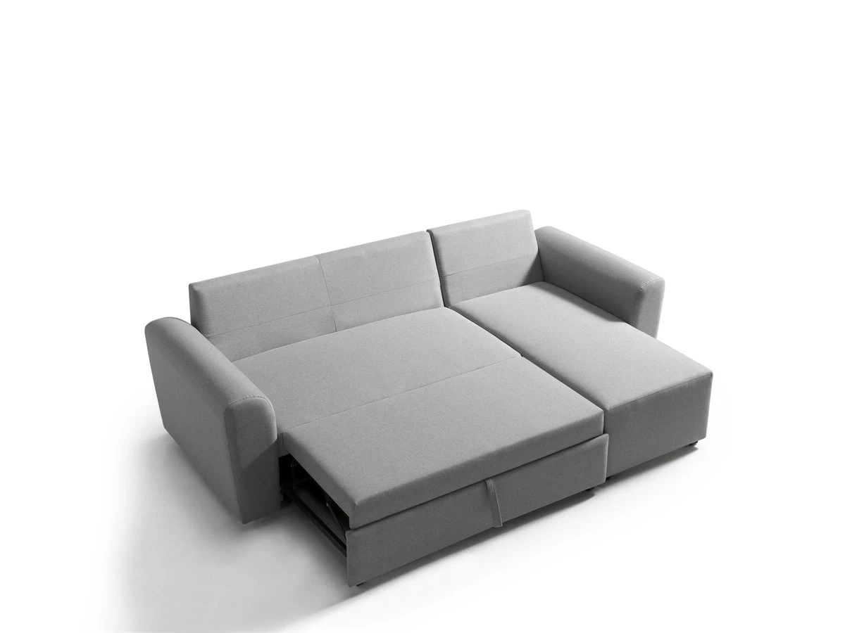 Chaise Longue De 3 Plazas KAYS, Gris Claro 8 Chaise Longue De 3 Plazas KAYS, Gris Claro - Imagen 6