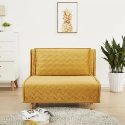 Sillón Cama IAN Color Amarillo -Mimoso Sofa Ventas 3caf3859b2c8bef39d39be9c41abd7a7caee963f 406158 ambiente frente