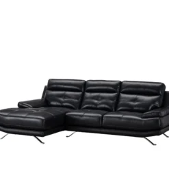Chaise Longue De Piel Izquierda HAWAI Negro -Mimoso Sofa Ventas 3e1acf9297c54d8e0d5d640a7c7acb07f4551566 397212 03