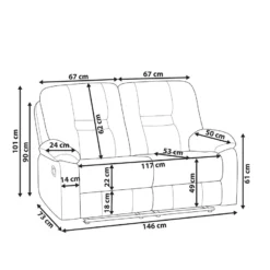 Sofá 2 Plazas LED Reclinable De Terciopelo Beige Arena BERGEN -Mimoso Sofa Ventas 40aa0400e87e7c432c9feae3527b1cf9ff79ccde c4591bc5a9e64678b6ee1c7bed4fd9be