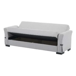 Sofá Cama De 3 Plazas STELA Color Gris Claro Incluye 2 Cojines Decorativos De Color Antracita -Mimoso Sofa Ventas 41ddc5d9796cce7b260d1e75b51449cdf23f3869 111206 05