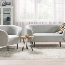 Sillón De Poliéster Blanco/negro LOEN -Mimoso Sofa Ventas 437bae0bfbda858787bb2b0c1cafe111f50d2a80 293cfabf0a84410c8466215970c3e452