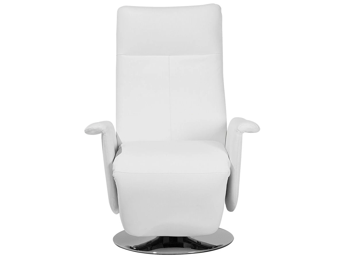 Sillón Reclinable En Piel Sintética Blanco PRIME 7 Sillón Reclinable En Piel Sintética Blanco PRIME - Imagen 5