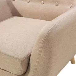 Sillón De Poliéster Beige Arena/madera Clara MOTALA -Mimoso Sofa Ventas 473466af3e4c483c92a2e2ec32efdbcf684f7e04 a0f519152b9b4c9e8360b357202995c9