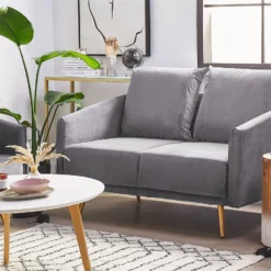 Conjunto De Sala De Estar 5 Plazas De Terciopelo Gris MAURA -Mimoso Sofa Ventas 477a6feb05a74b4c37da0b8e7817496510d15b96 1f50597cb95348e7bf554f67c3ebca24