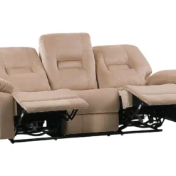 Sofá 3 Plazas LED Reclinable De Terciopelo Beige Arena BERGEN -Mimoso Sofa Ventas 496d62ffbf9a7f013bedd9d0fae54f866c2cdf68 5c6703f1dab0424eb47f4df8b1eb4bc2