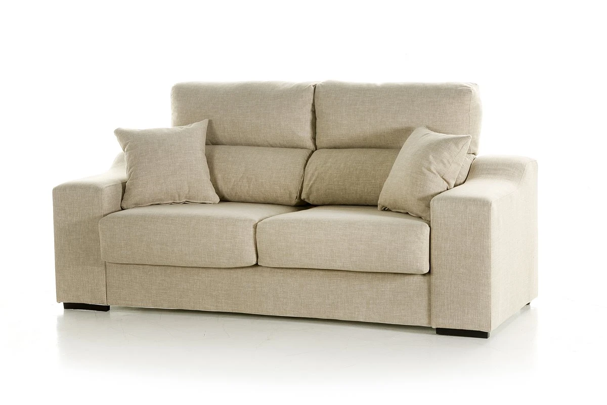Sofa De 3 Plazas Beige LUCIA 5 6 Sofa De 3 Plazas Beige LUCIA 5 - Imagen 4