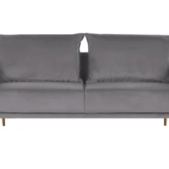 Conjunto De Sala De Estar 5 Plazas De Terciopelo Gris MAURA -Mimoso Sofa Ventas 5479ef63545248fef3bd554da0a0e31e7f7a139a e826ab282f52469e8f77a5805891c24b