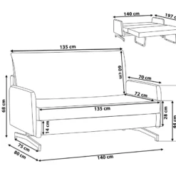 Sofá Cama 2 Plazas Tapizado Gris BELFAST -Mimoso Sofa Ventas 5482c56dcb2f64fbc25a594be3487f681aa8f875 822d2738fe6b4419b2bc56ae2229ec7a