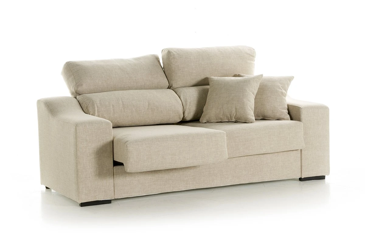 Sofa De 3 Plazas Beige LUCIA 5 7 Sofa De 3 Plazas Beige LUCIA 5 - Imagen 5