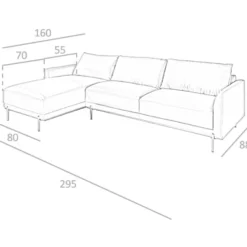 Sofá Chaise Longue (L) Tapizado En Piel De Origen Vacuno Color Gris Oscuro Con Base En Madera De Haya Vaporizada. Estructura De Patas En Acero Macizo Inoxidable Oscurecido. -Mimoso Sofa Ventas 55d66a42e70d53041517c407934a03c8056275c7 1d587df2f3504bca9fdd17ef9aba8962