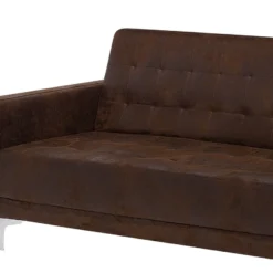 Sofá Cama Esquinero De Piel Sintética Marrón Oscuro Izquierdo ABERDEEN -Mimoso Sofa Ventas 5722ac4b4a1b78d06b797f8e0b184a1d86e2a3fd ed80d5bcd64b4dc3bd06d98a2d3fabc4