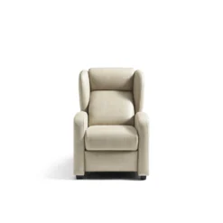 Sillón Relax Manual ADA En Tela, Color Beige
