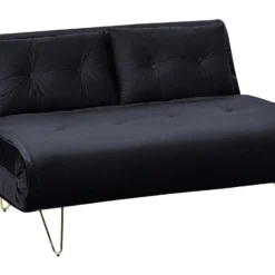 Sofá Cama 2 Plazas De Terciopelo Negro/dorado VESTFOLD 19 Sofá Cama 2 Plazas De Terciopelo Negro/dorado VESTFOLD -Mimoso Sofa Ventas 5b2c71cc6fa222fe5f89cb9e08aba43e67eed618 90573d7ccd9f4454aa0e121f1794d113