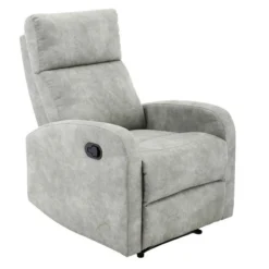 Sillón Relax Polipiel Modelo TAVIRA- Gris