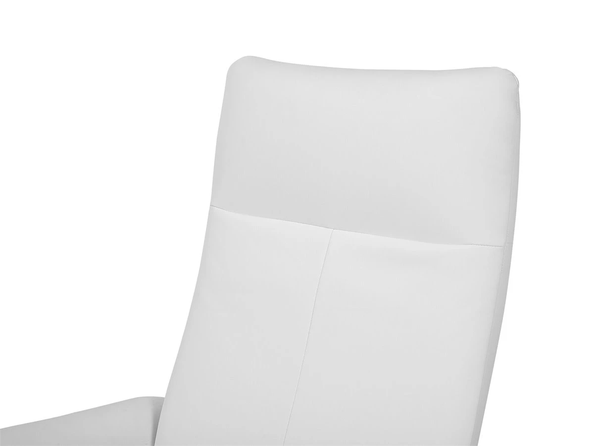 Sillón Reclinable En Piel Sintética Blanco PRIME 11 Sillón Reclinable En Piel Sintética Blanco PRIME - Imagen 9