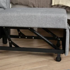 HOMCOM Sofá Cama Individual Sillón Con Respaldo Reclinable Cojín Desenfundable Asiento Acolchado Y 4 Ruedas 69x77x84 Cm Gris 13 HOMCOM Sofá Cama Individual Sillón Con Respaldo Reclinable Cojín Desenfundable Asiento Acolchado Y 4 Ruedas 69x77x84 Cm Gris -Mimoso Sofa Ventas 5e361816282c238daffbb4369eff4bc74b0903c5 80f93ad5e30b4938b25e945e4c560647