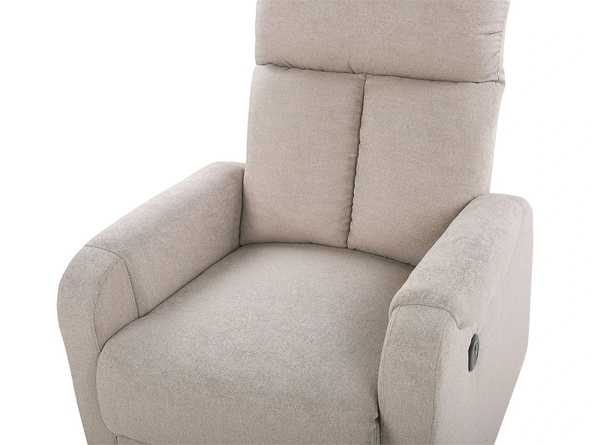 Sillón Reclinable Con LED Y Puerto USB Beige SOMERO 10 Sillón Reclinable Con LED Y Puerto USB Beige SOMERO - Imagen 8