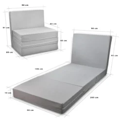 Sofá De Suelo Individual Convertible Gris Sillón Cama Desmontable Colchón Adicional Para Invitados Gridinlux -Mimoso Sofa Ventas 696ee59c515036b6bdd9ebddbca1f7f04000a380 40ef286e9c7e48e0b549b6761cc2a70e
