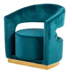 Sillon Acero Inoxidable/velvet Lathi 80x72x68 Cm