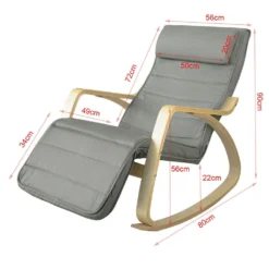 Sillón De Relax, Silla De Relax, Mecedora-Reposapiés Ajustable FST16-DG SoBuy ES -Mimoso Sofa Ventas 6b0d61a3741f54d1dea28da33a219c8b8803894d 399e89411ed74b679bdc2f4733dfb72b